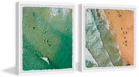 Waves III Diptych