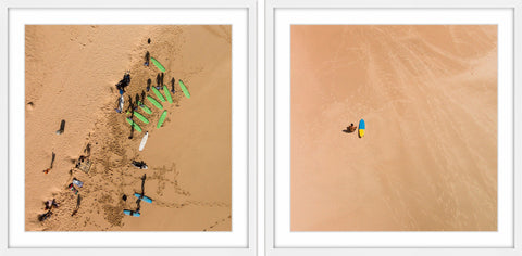 Beach Sand Diptych