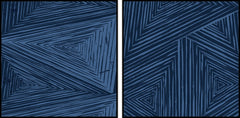 Triangular Patterns Diptych