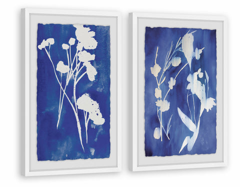 White Stems Diptych
