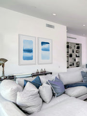 Blue Flows Diptych