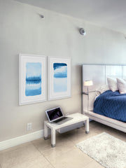 Blue Flows Diptych