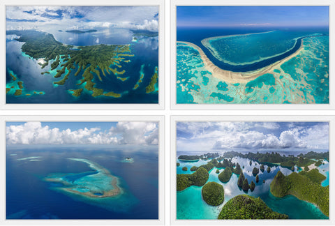 Oceanic Views Quadriptych