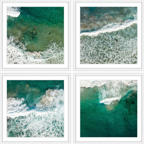 Splashing Surf Quadriptych