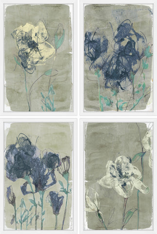 Undefined Blooms Quadriptych