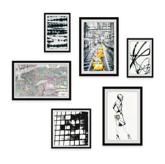 Imbriqué Fabriqué Hexaptych