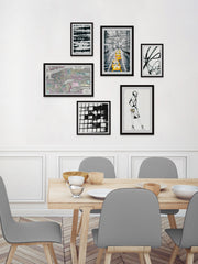 Imbriqué Fabriqué Hexaptych