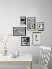 Imbriqué Fabriqué Hexaptych