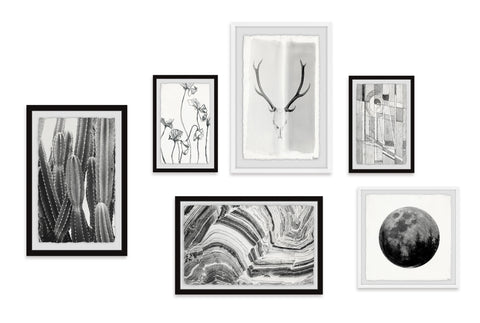 Natural Swerves Hexaptych