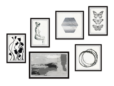 Alluring Patterns Hexaptych