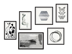 Alluring Patterns Hexaptych