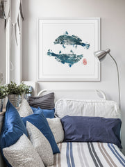 Blue Croakers Go Ying Yang