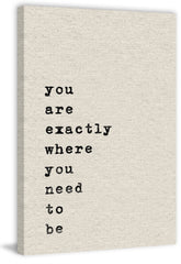 Where You Need to Be III