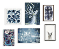 Blue Dream II Hexaptych