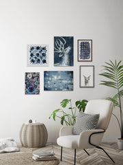 Blue Dream II Hexaptych