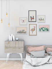 Fleurs Sauvages Hexaptych