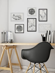 Hazy Lines Hexaptych