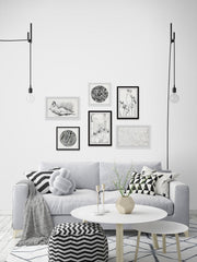 Hazy Lines Hexaptych