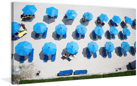 Blue Umbrellas