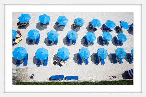 Blue Umbrellas
