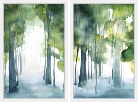 Through the Haze Diptych