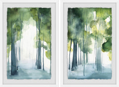 Through the Haze Diptych