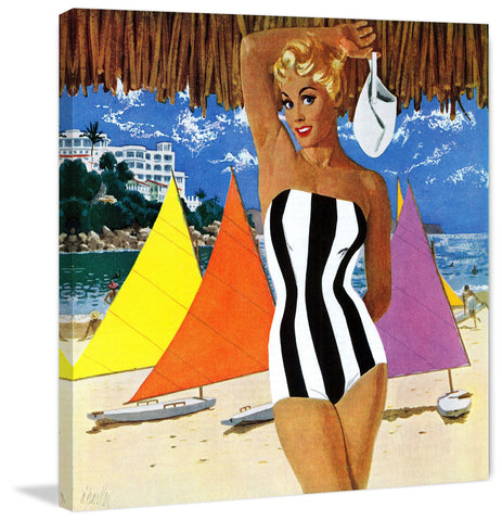 Striped Swimsuit