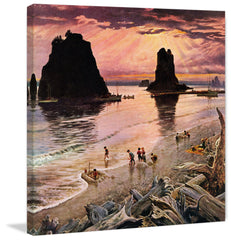 The Beach at Dusk