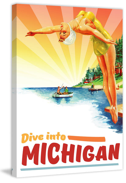Travel Poster Michigan