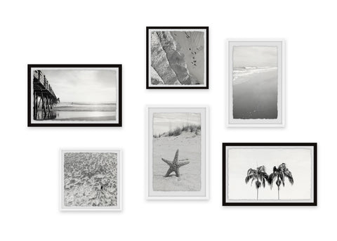 Chromatic Coasts Hexaptych