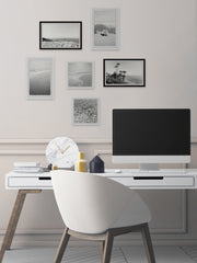 Coastal Grey Hues Hexaptych