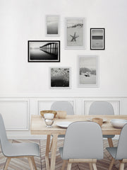 Prismatic Greys II Hexaptych