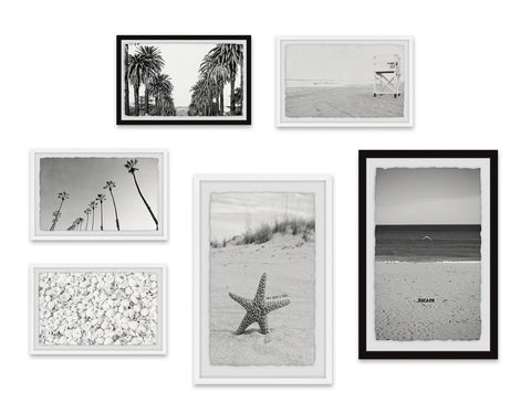 Beach Exhibition Hexaptych