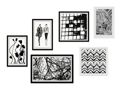 Delicate Edges Hexaptych