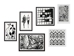 Delicate Edges Hexaptych