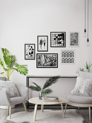 Delicate Edges Hexaptych