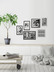 Delicate Edges Hexaptych