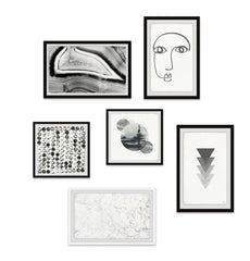 Connect the Lines Hexaptych