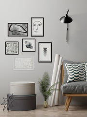 Connect the Lines Hexaptych