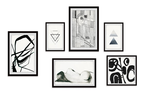 Shades of Shadiness Hexaptych