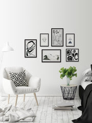 Shades of Shadiness Hexaptych