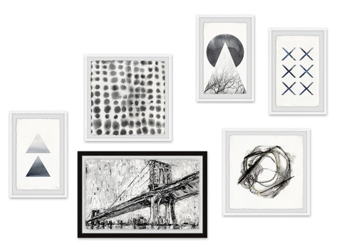 Bridging the Shapes Hexaptych