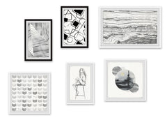 Carved out Stone Hexaptych