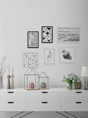 Carved out Stone Hexaptych