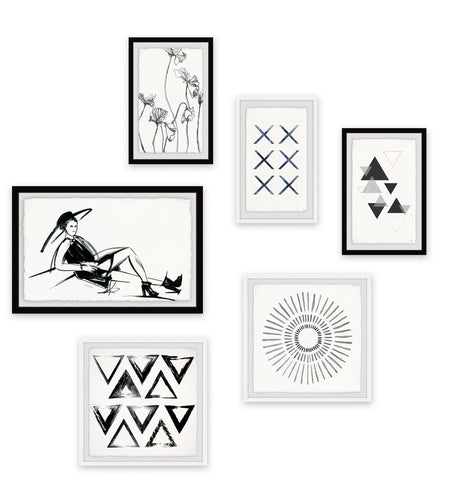 Shapes in Life Hexaptych