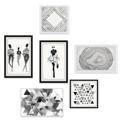 Designer Edges Hexaptych