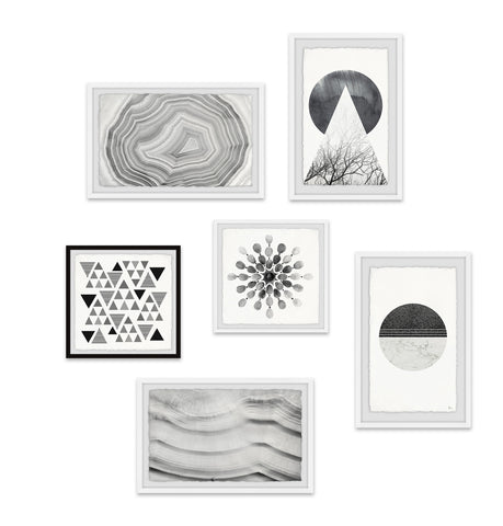 Burst and Dunes Hexaptych