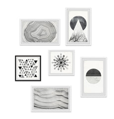 Burst and Dunes Hexaptych