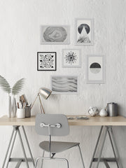 Burst and Dunes Hexaptych