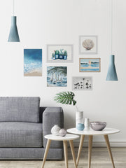 Splashes of Aqua Hexaptych